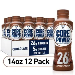 Core Power Protein Chocolate 26g Bottles, 14 fl oz; 12 Pack