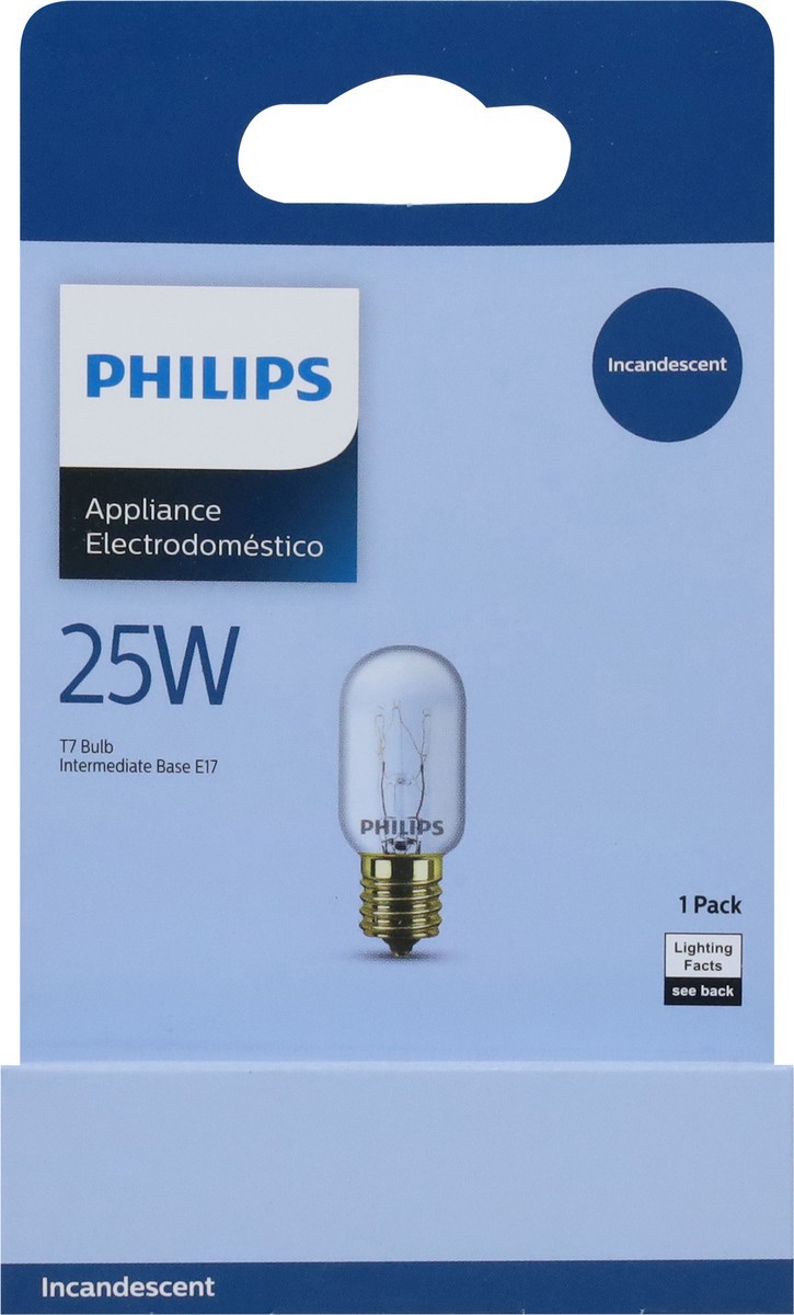 slide 4 of 9, Philips 25 Watts Appliance Incandescent Light Bulb 1 ea, 1 ct