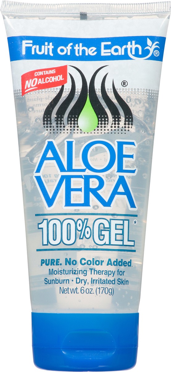 slide 4 of 13, Fruit of the Earth Aloe Vera 100% Gel, 6 oz