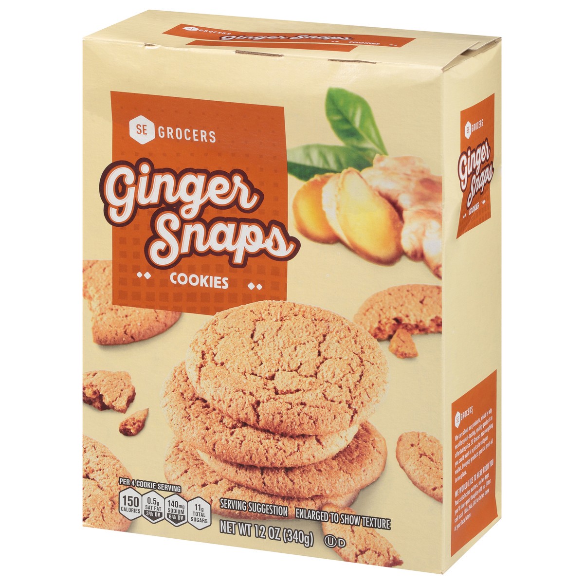 slide 9 of 9, Ginger Snaps Seg Ginger Snaps, 12 ct