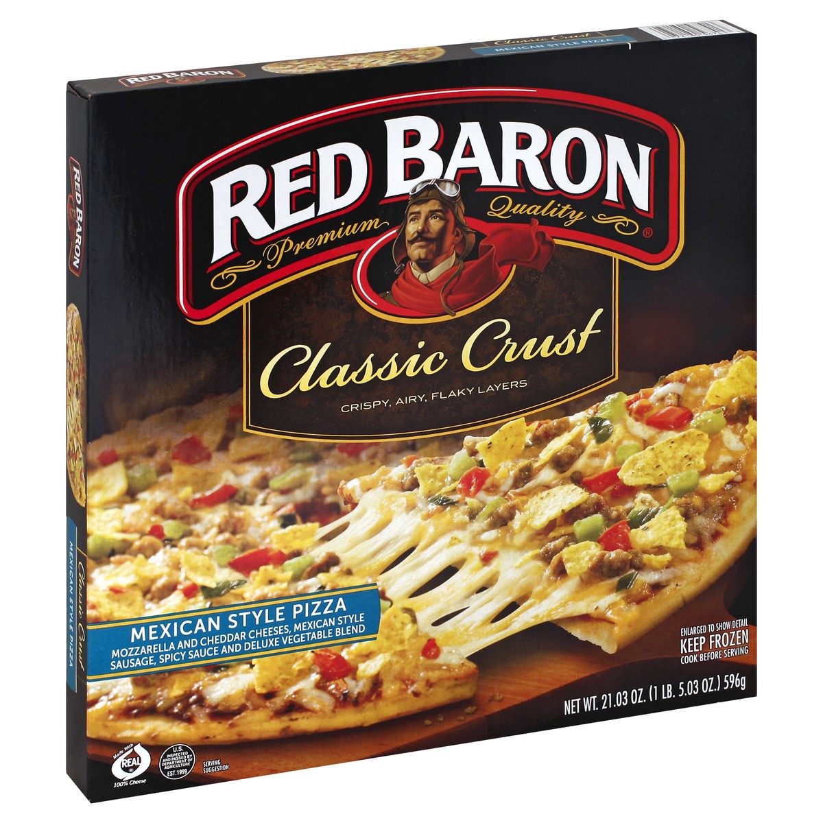 slide 5 of 5, Red Baron Pizza 21.03 oz, 21.03 oz