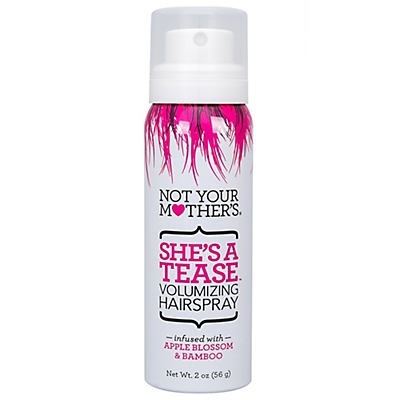 slide 1 of 1, Not Your Mother's She's A Tease Volumizing Hairspray Apple Blossom & Bamboo, 2 oz