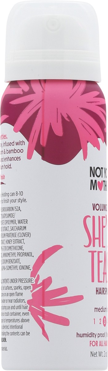 slide 11 of 13, Not Your Mother's She's A Tease Volumizing Hairspray Apple Blossom & Bamboo, 2 oz