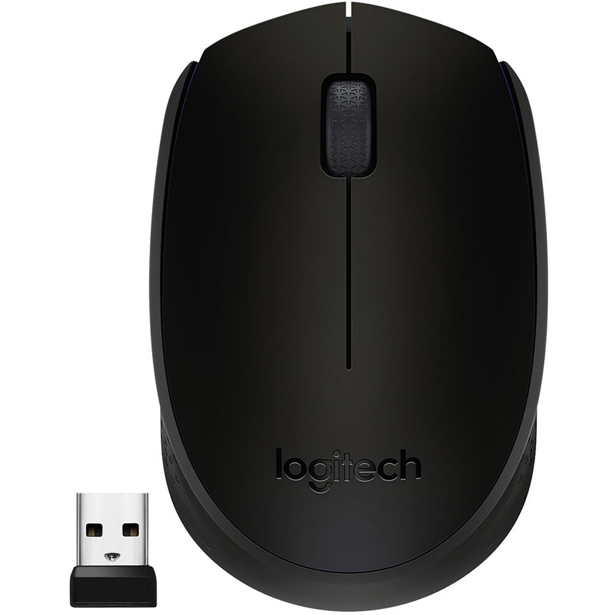 slide 1 of 9, Logitech M170 Wireless Mouse in Black, 1 ct