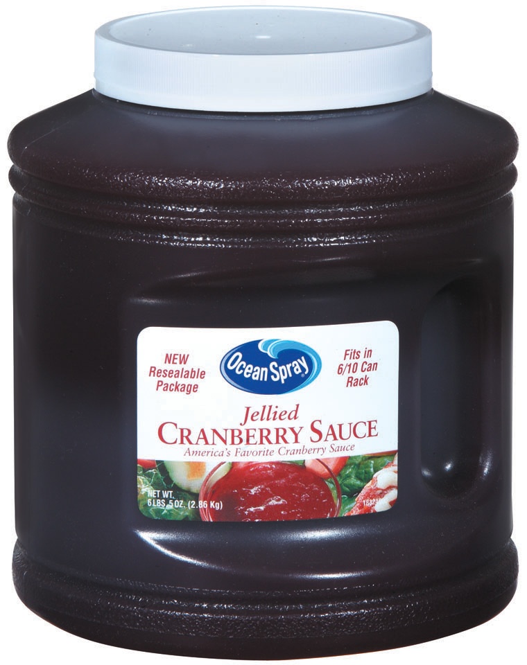 slide 1 of 1, Oceanspray Cranberry Sauce (Bulk), 6 lb 5 oz