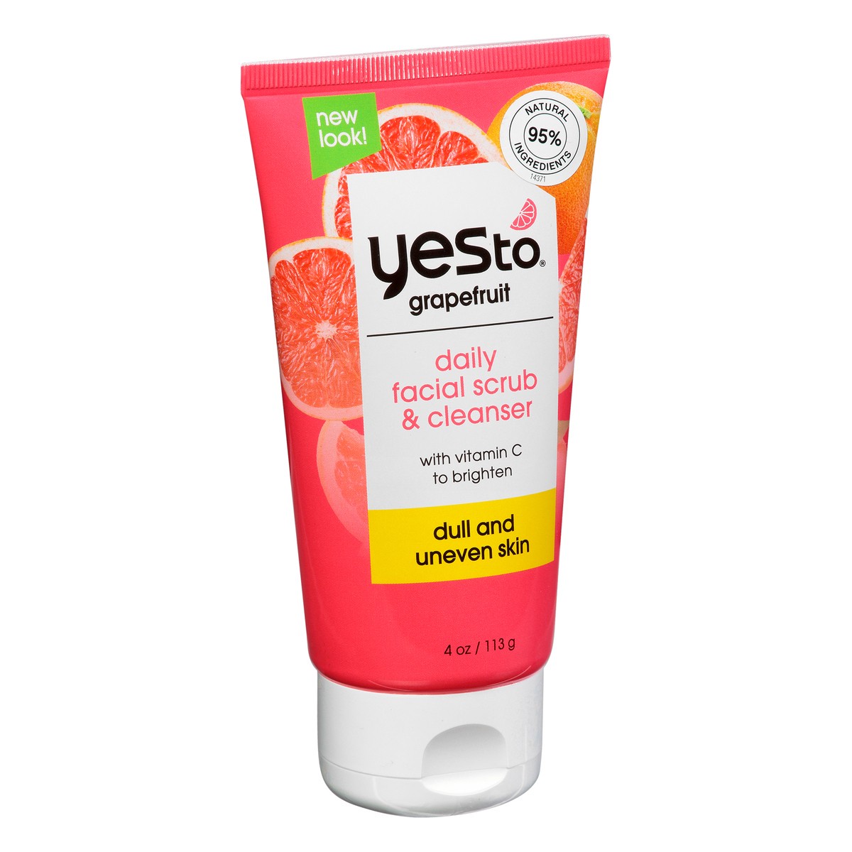 slide 2 of 9, Yes to Grapefruit Daily Facial Scrub, 4 oz