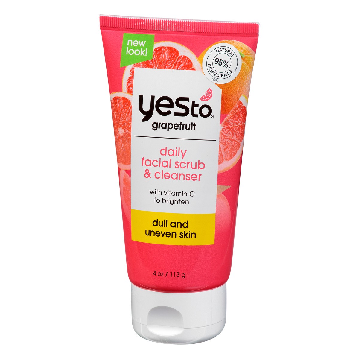 slide 3 of 9, Yes to Grapefruit Daily Facial Scrub, 4 oz