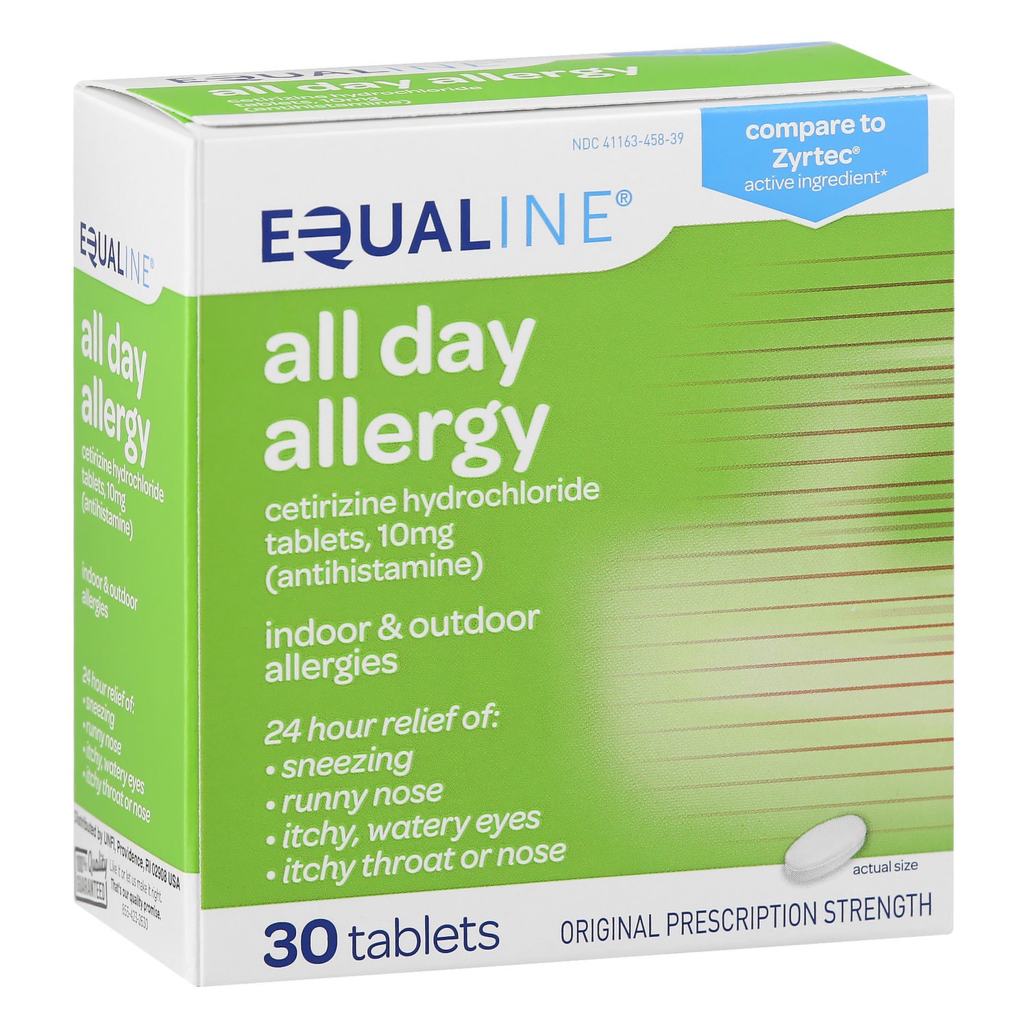 slide 1 of 1, Equaline All Day Allergy Tablets, 30 ct