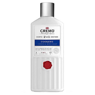 slide 1 of 1, Cremo Cream 2 in 1 Shampoo and Conditioner Cooling Citrus & Mint Leaf, 16 oz