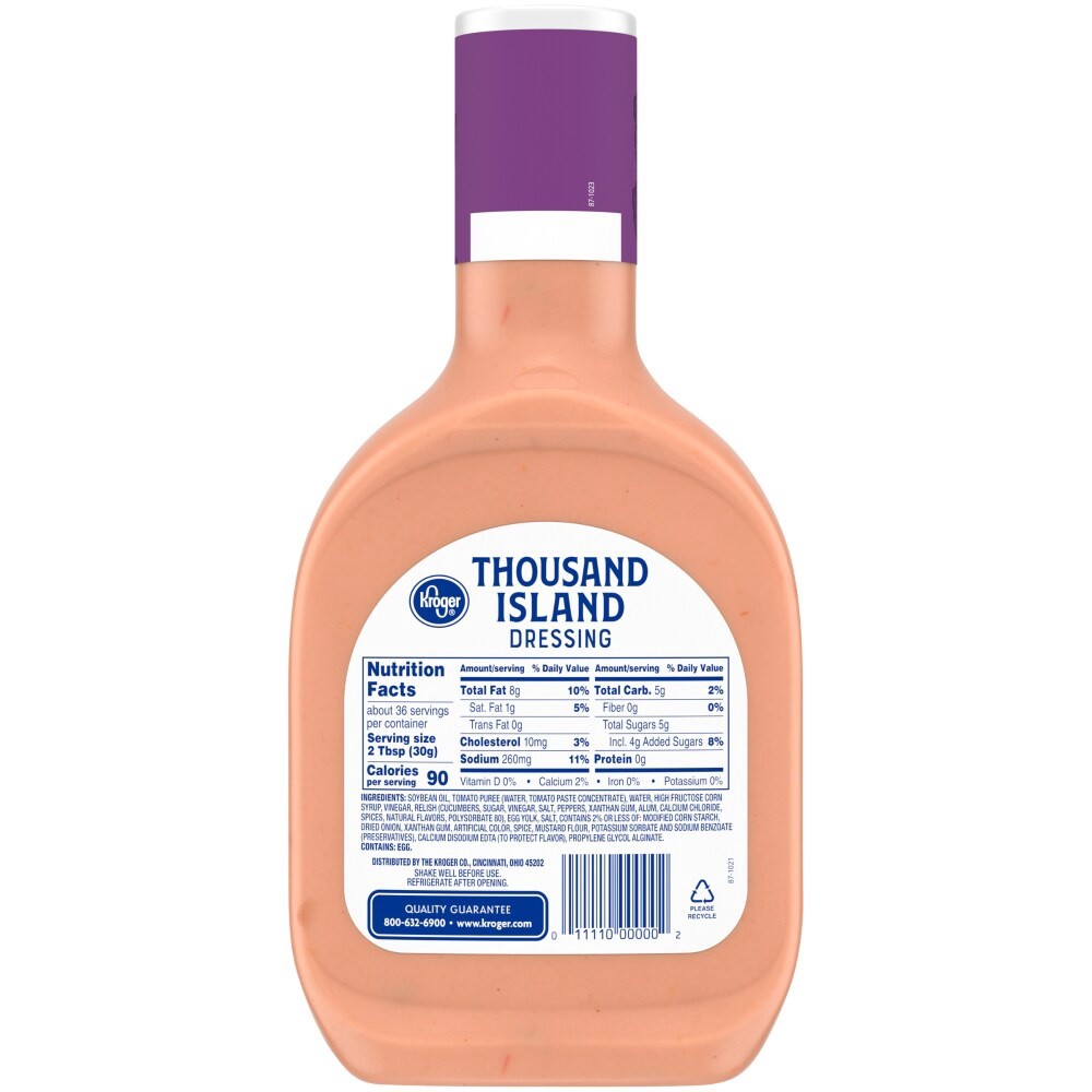 slide 3 of 6, Kroger Thousand Island Dressing, 36 fl oz