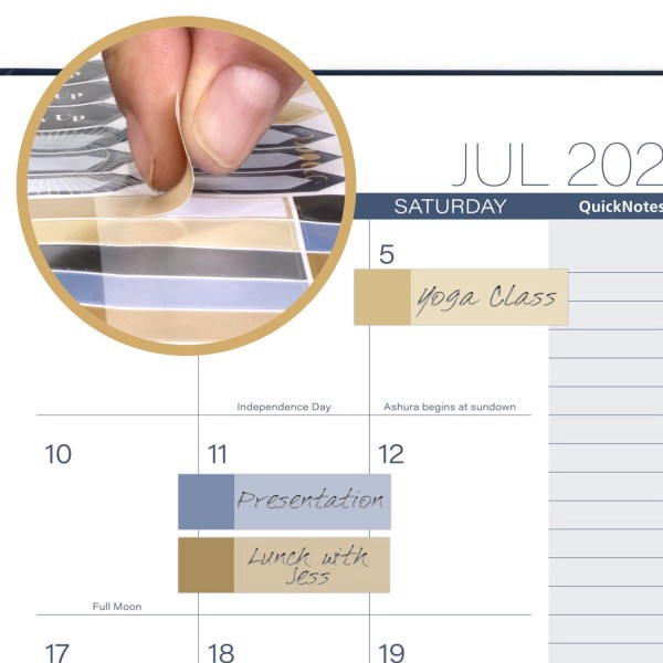slide 4 of 10, Cambridge® Solstice Academic 2025-2026 Weekly Monthly Planner, Small, 5 1/2"" x 8 1/2"", 1 ct