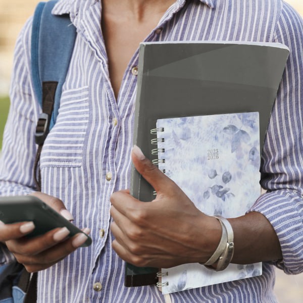 slide 10 of 10, Cambridge® Dewdrop Academic 2025-2026 Weekly Monthly Planner, Small, 5 1/2"" x 8 1/2"", 1 ct