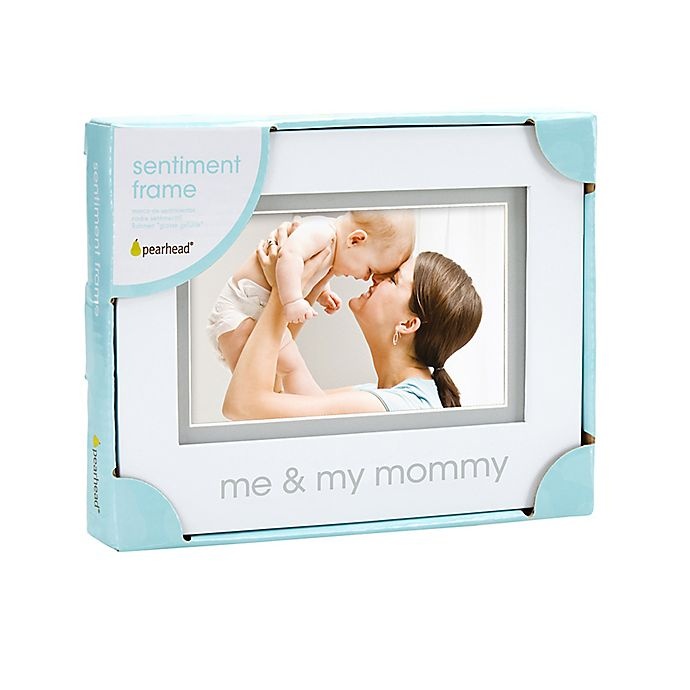 Pearhead Mommy & Me White Picture Frame