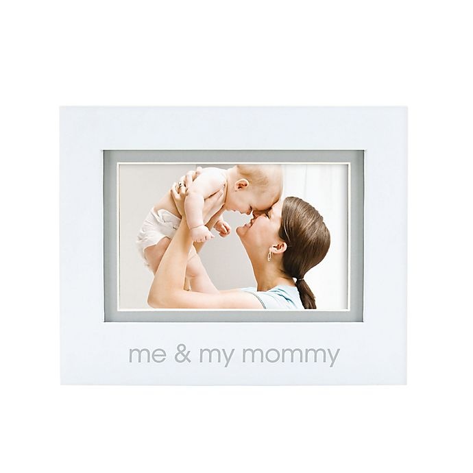 slide 1 of 3, Pearhead Me and My Mommy'' Picture Frame - White'', 4 in x 6 in