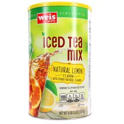 Weis Quality Lemon Iced Tea Mix - 70.3 oz
