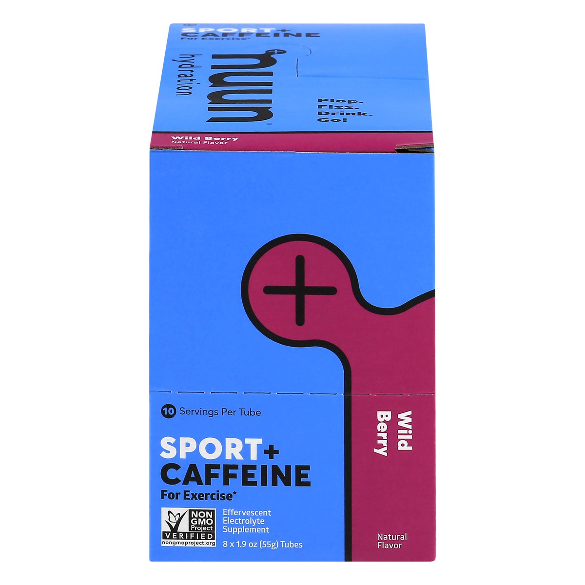 slide 1 of 13, Nuun Hydration Sport + Caffeine Wildberry Flavor, 8 ct