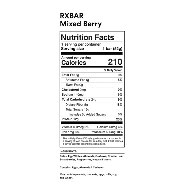 slide 3 of 13, RXBAR Protein Mixed Berry Bar, 1.83 oz