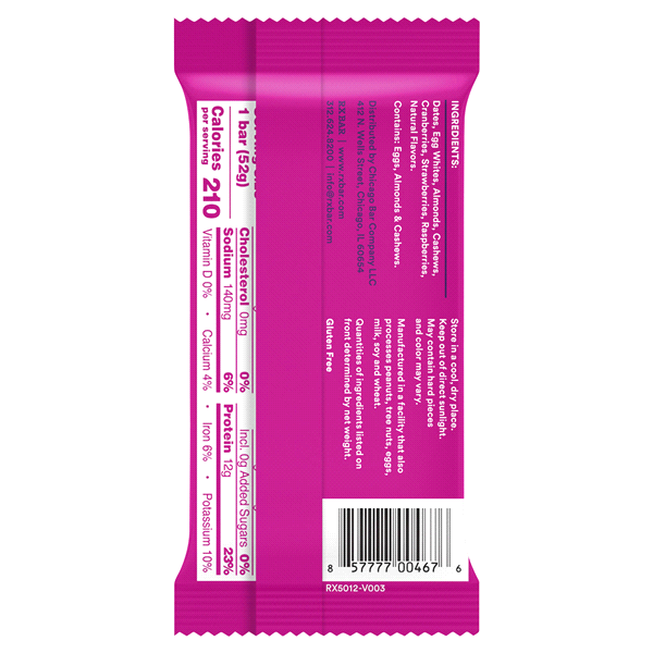 slide 11 of 13, RXBAR Protein Mixed Berry Bar, 1.83 oz
