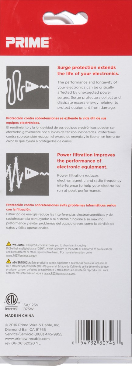slide 8 of 9, Prime General Purpose Surge Protector 1 ea, 1 ct