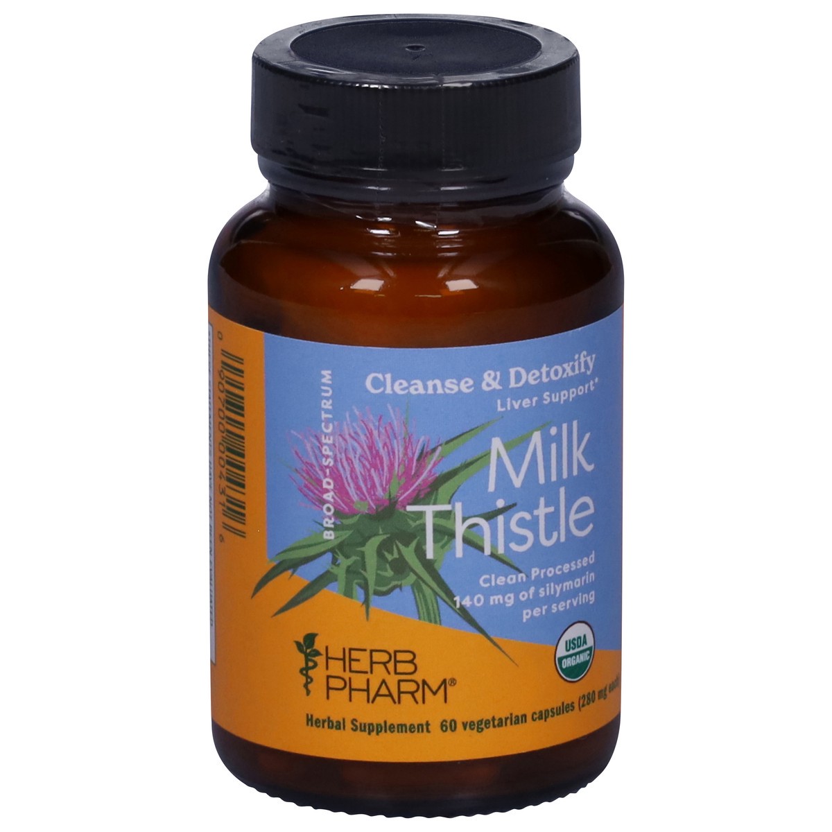 slide 2 of 12, Herb Pharm 280 mg Milk Thistle 60 Vegetarian Capsules, 60 ct