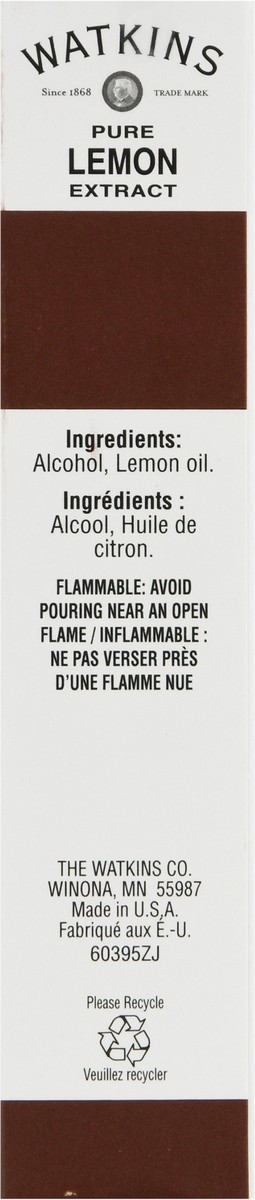 slide 9 of 9, Watkins All Natural Pure Lemon Extract, 2 oz