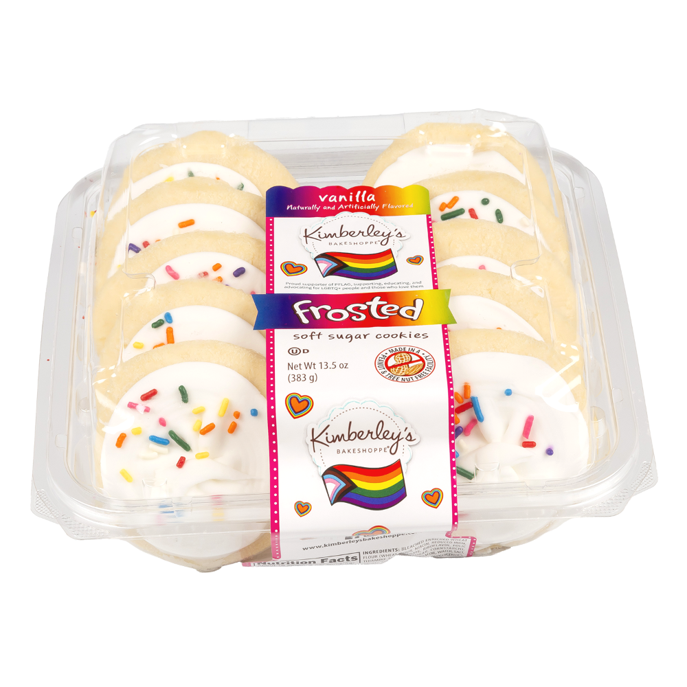 slide 3 of 4, Kimberley's Bakeshoppe Vanilla Frosted Soft Sugar Cookies, 10 ct; 13.5 oz