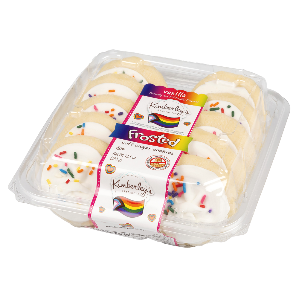 slide 4 of 4, Kimberley's Bakeshoppe Vanilla Frosted Soft Sugar Cookies, 10 ct; 13.5 oz