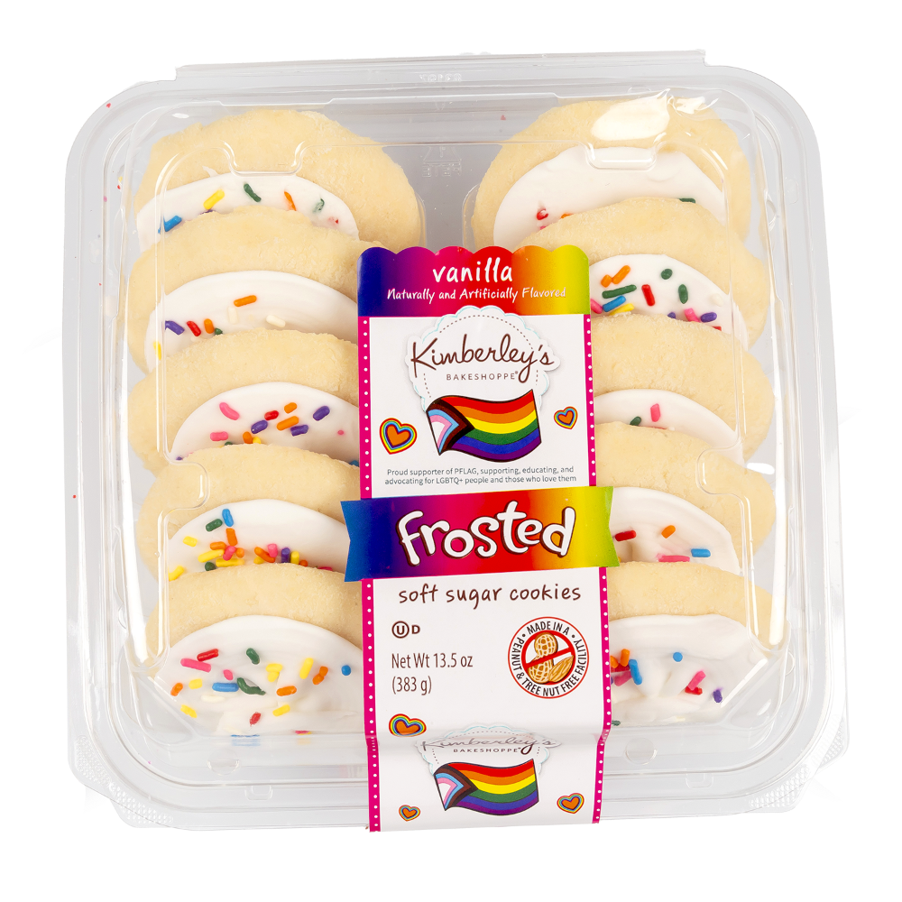 slide 2 of 4, Kimberley's Bakeshoppe Vanilla Frosted Soft Sugar Cookies, 10 ct; 13.5 oz
