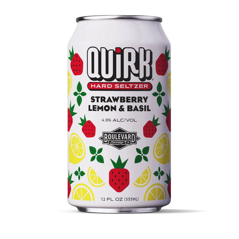 slide 3 of 3, Boulevard Brewing Company Boulevard Brewing Co. Quirk Strawberry Lemon Basil 6 Pack, 12 fl oz