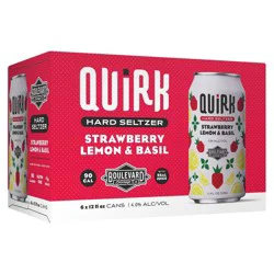 Boulevard Brewing Co. Quirk Strawberry Lemon Basil 6 Pack
