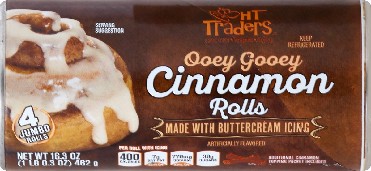 slide 3 of 3, Harris Teeter Ooey Gooey Cinnamon Roll, 16.3 oz