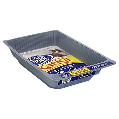 slide 1 of 1, Cats Pride Kat Kit Tray With Litter All In One - Each, 1 ct