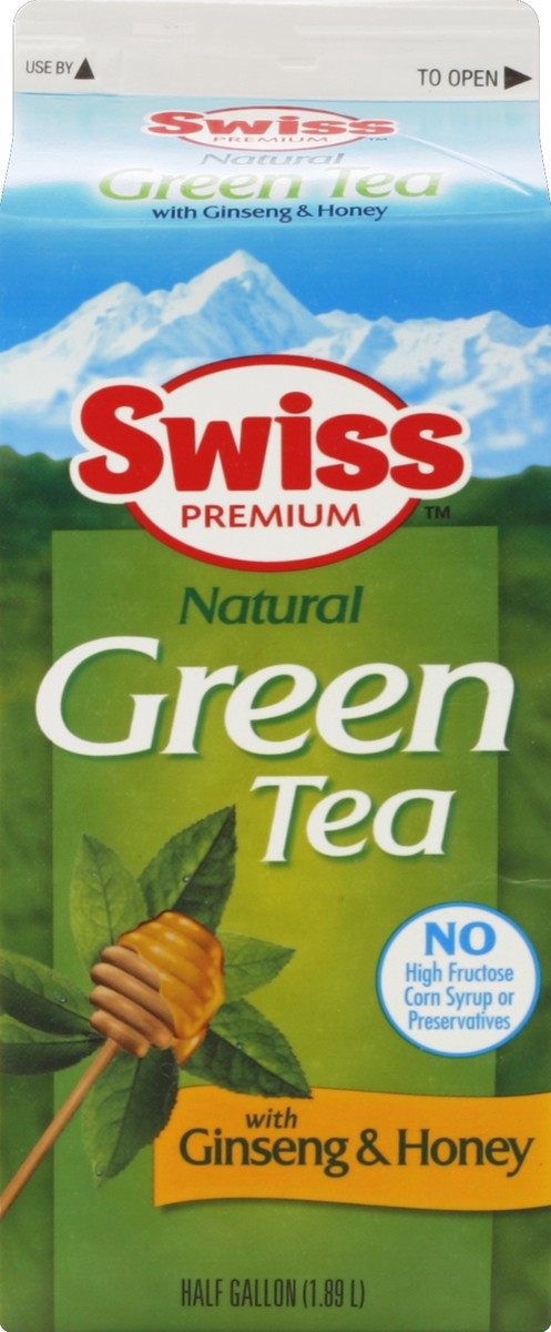 slide 4 of 4, Swiss Premium Tea Green With Ginseng & Honey, 