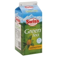 slide 1 of 1, Swiss Premium Tea Green With Ginseng & Honey, 64 fl oz