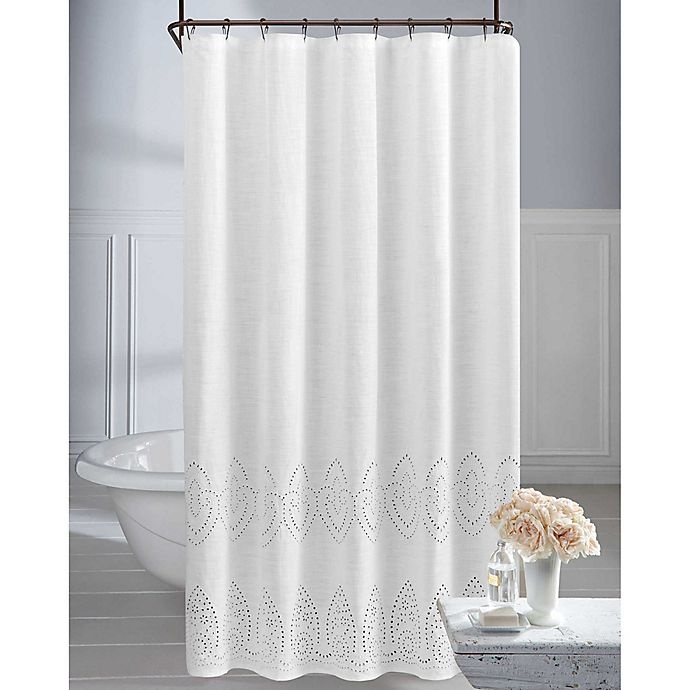 slide 1 of 1, Wamsutta Vintage Eyelet Shower Curtain - White, 1 ct