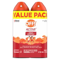 OFF! Active Insect Repellent, Twin Pack