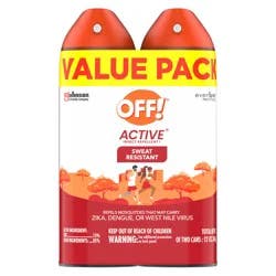 OFF! Active Insect Repellent, Twin Pack