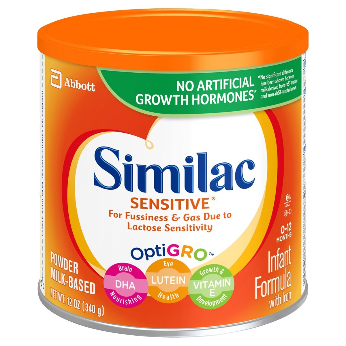 slide 1 of 1, Similac Sensitive Infant Powder, 12.6 oz