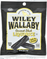 slide 1 of 1, Wiley Wallaby Black Liquorice Candy, 4 oz