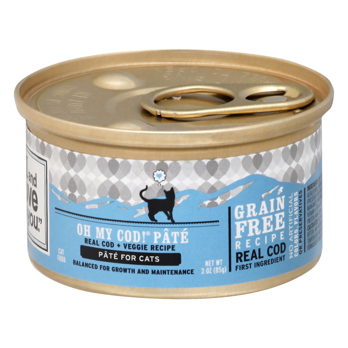 slide 3 of 9, I and Love and You Oh My Cod! Pate Cat Food 3 oz, 3 oz