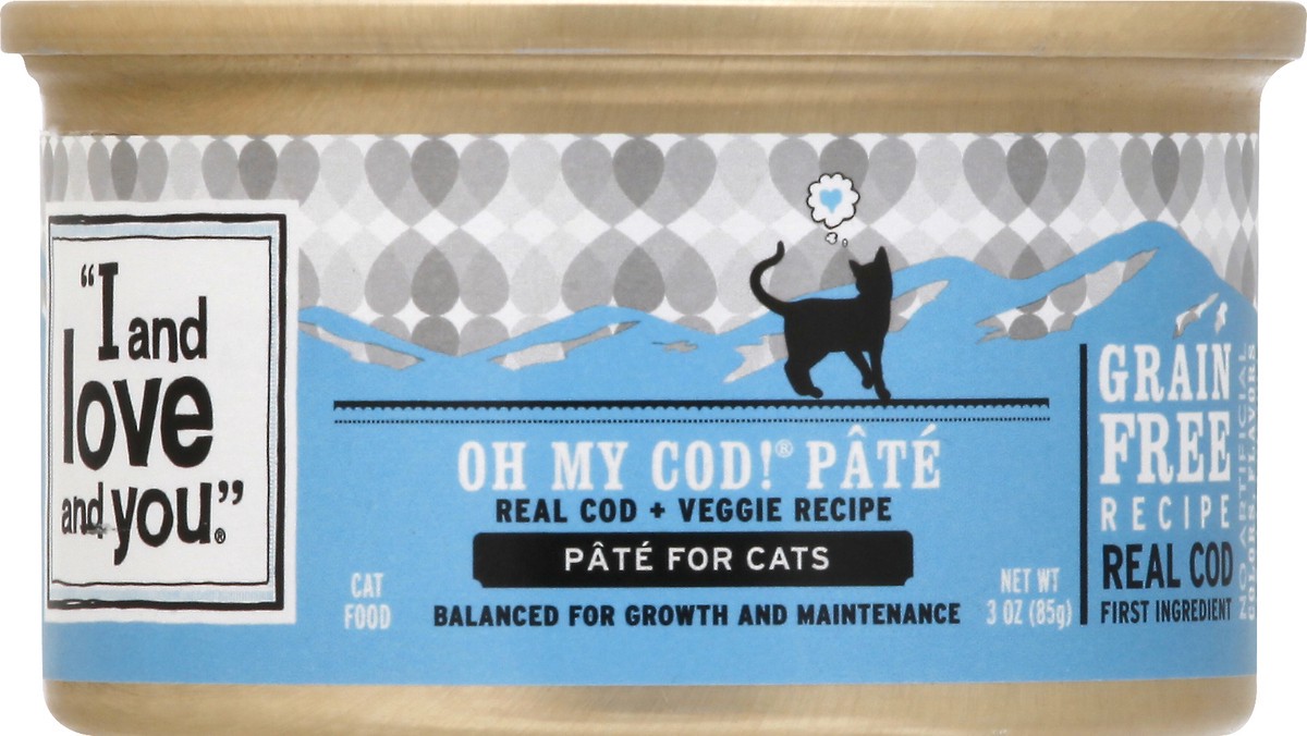 slide 6 of 9, I and Love and You Oh My Cod! Pate Cat Food 3 oz, 3 oz