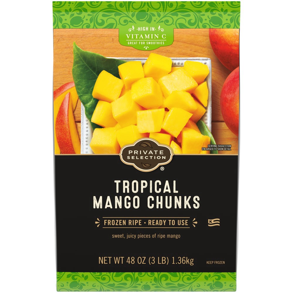 slide 1 of 4, Private Selection Tropical Mango Chunks, 48 oz