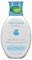 slide 1 of 1, Live Clean Baby Gentle Moisture Tearless Shampoo and Wash, 10 fl oz