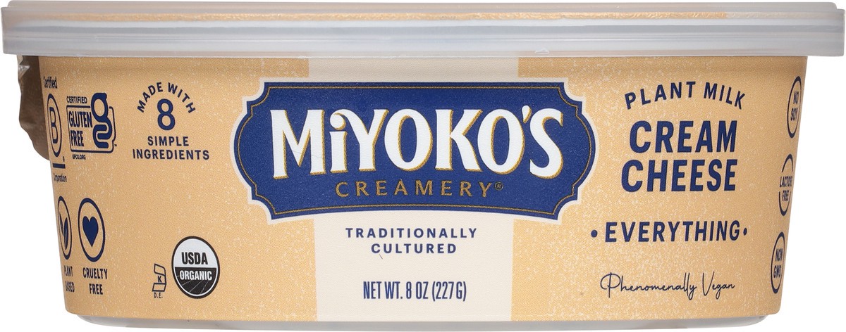 slide 4 of 9, Miyoko's Creamery Everything Plant Milk Everything Cream Cheese - 8 oz, 8 oz