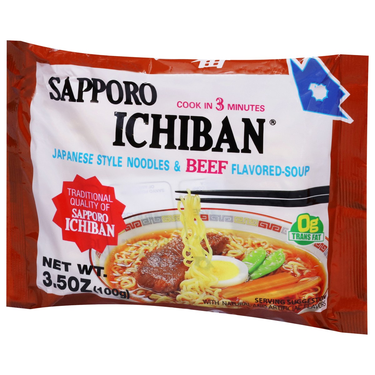 slide 11 of 14, Sapporo Ichiban Japanese Style Beef Flavored Noodles & Soup 3.5 oz, 3.5 oz