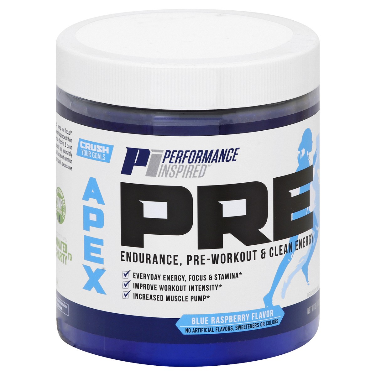 slide 4 of 9, Performance Inspired Nutrition Apex Pre Blue Raspberry Flavor Dietary Supplement 8.89 oz, 8.89 oz