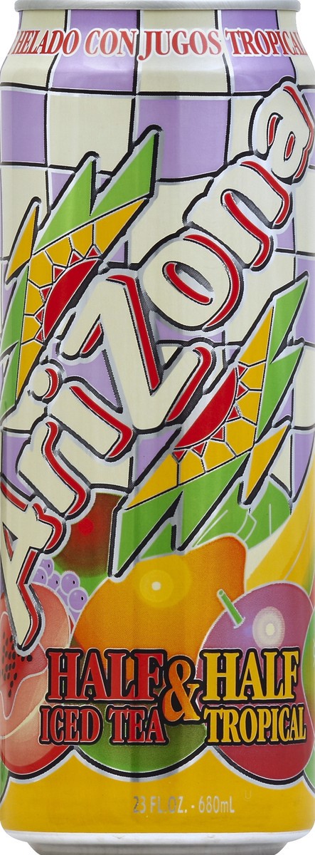 slide 1 of 5, Arizona Half & Half Tropical - 23 fl oz, 23 fl oz