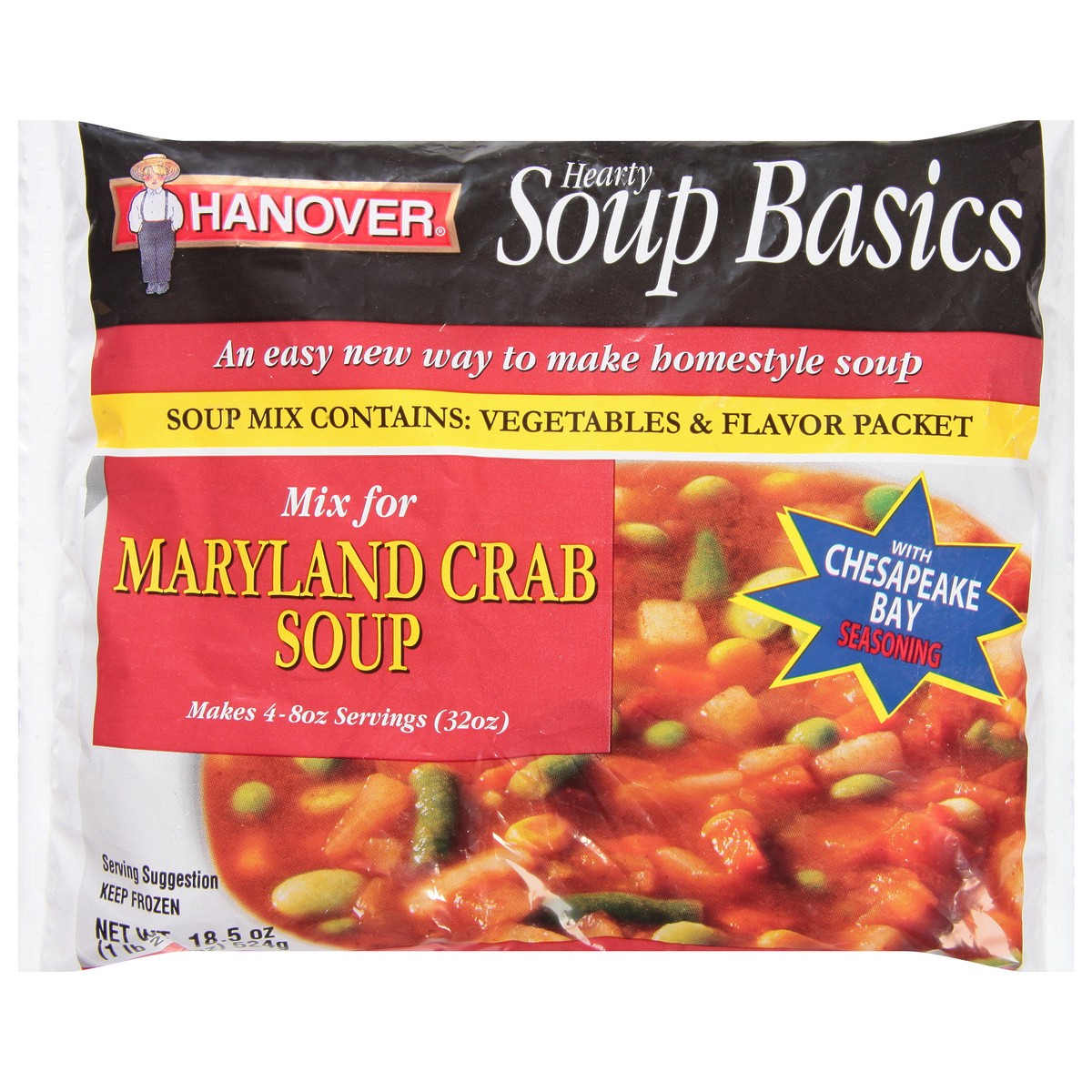slide 5 of 13, Hanover Maryland Crab Soup Mix 18.5 oz, 18.5 oz