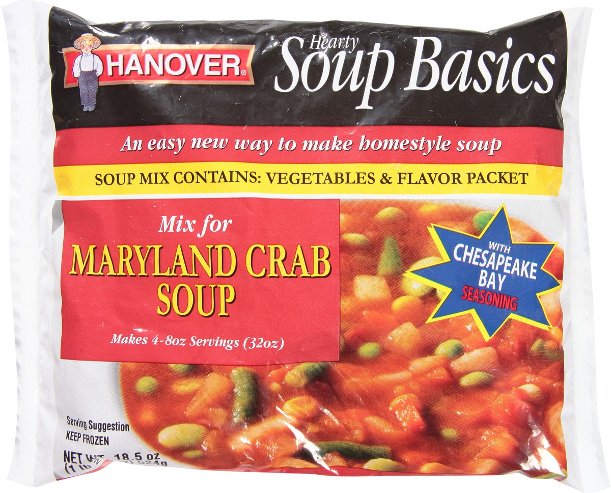 slide 11 of 13, Hanover Maryland Crab Soup Mix 18.5 oz, 18.5 oz