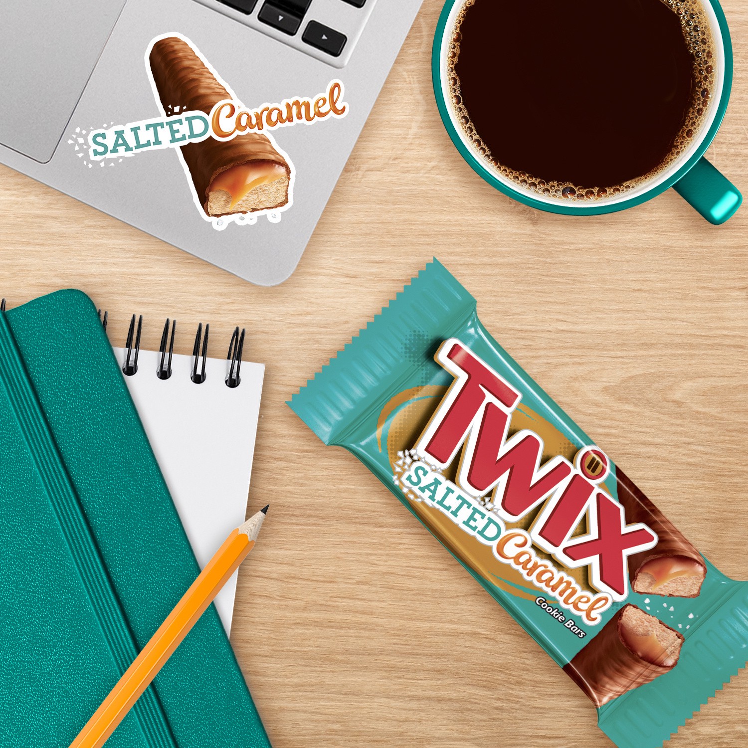 slide 6 of 8, TWIX Salted Caramel Chocolate Cookie Bars- 1.41 oz, 1.41 oz